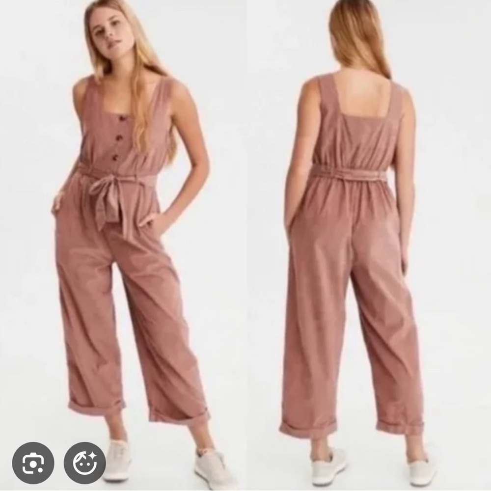 American Eagle Outfitters Pink Jumpsuit